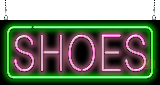 Shoes Neon Sign
