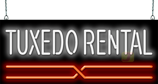 Tuxedo Rental Neon Sign