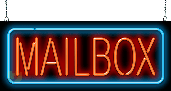 Mailbox Neon Sign