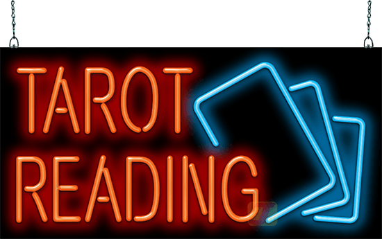 Tarot Reading Neon Sign