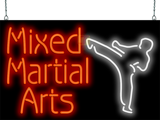 Mixed Martial Arts Neon Sign
