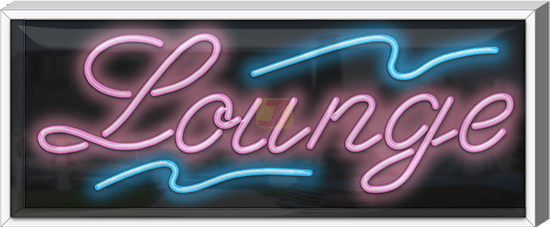 Outdoor Lounge Neon Sign