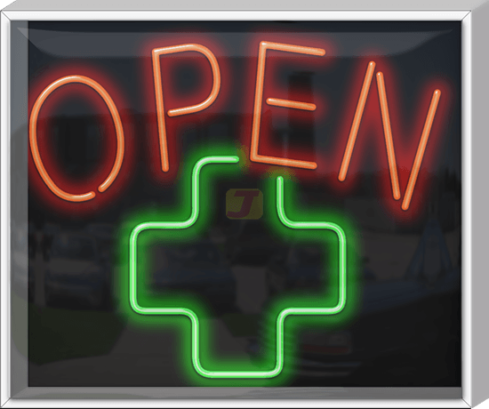 Outdoor XL Medical Cross Open