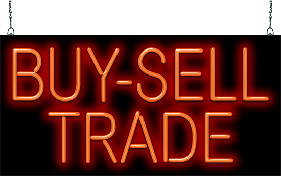 Buy-Sell Trade Neon Sign