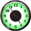 Green Clock