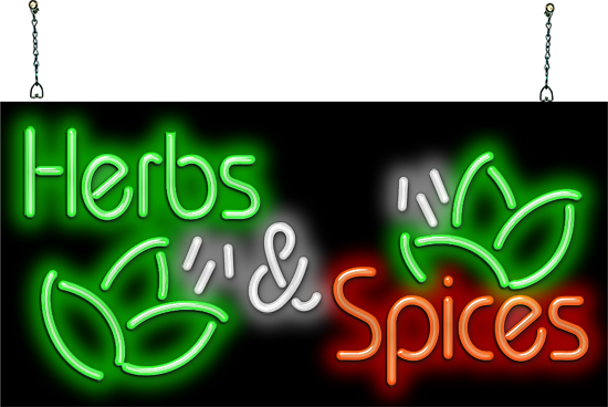 Herbs & Spices Neon Sign