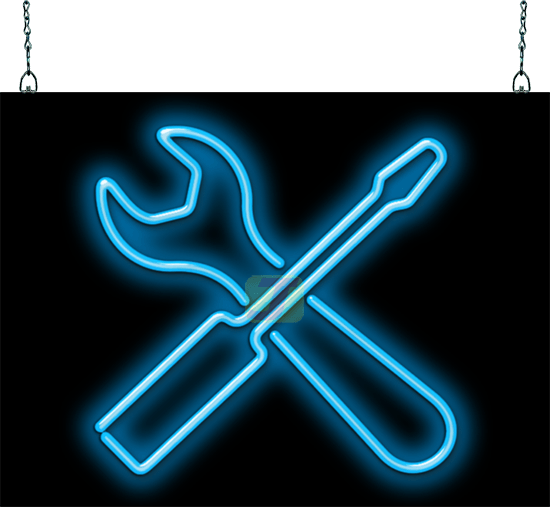 Tools Neon Sign