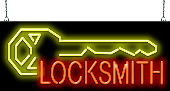 Locksmith Neon Sign