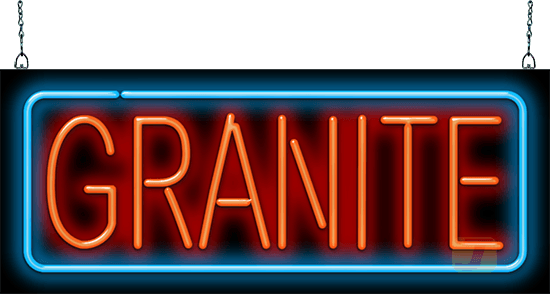 Granite Neon Sign