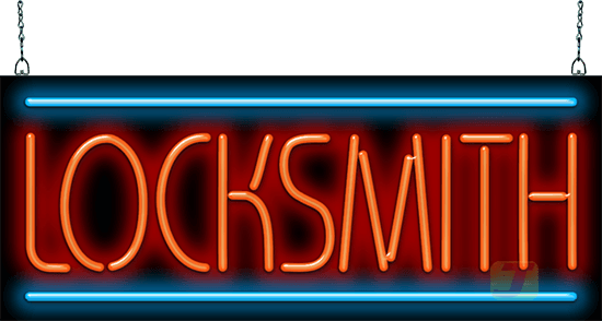 Locksmith Neon Sign