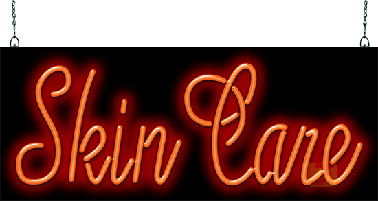 Skin Care Neon Sign