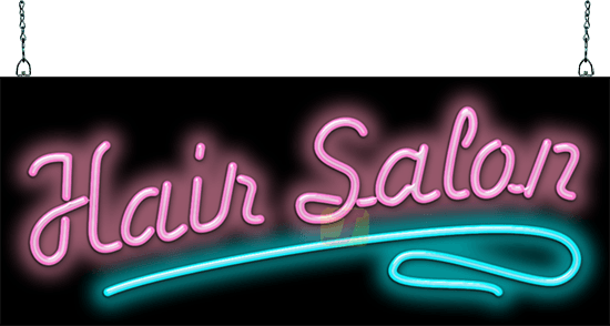 Hair Salon Neon Sign