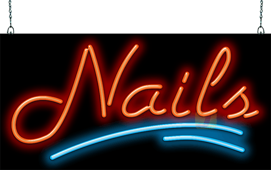 Nails Neon Sign