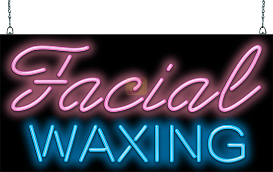 Facial Waxing Neon Sign