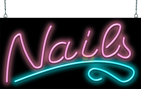 Nails Neon Sign