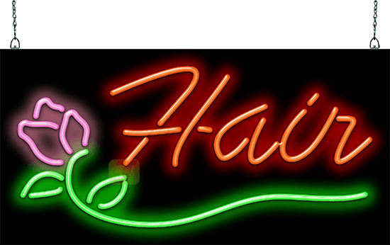 Hair Neon Sign