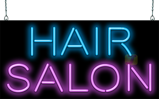 Hair Salon Neon Sign