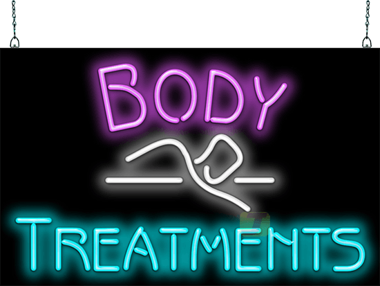 Body Treatments Neon Sign