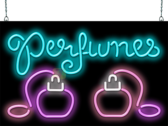 Perfumes with Bottles Neon Sign