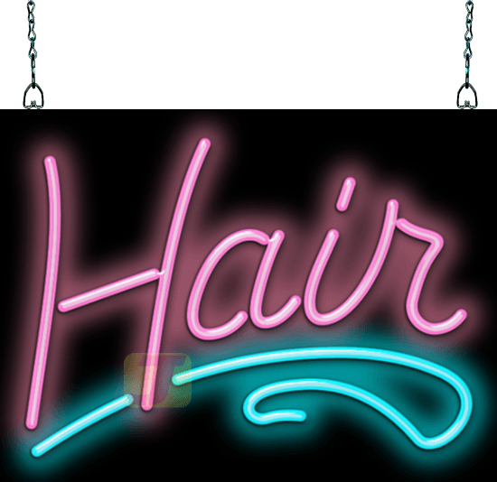 Designer Hair Neon Sign