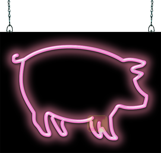Pig Neon Sign