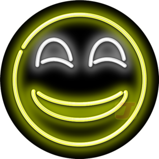 Happy Face Emoji Neon Sign