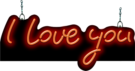 I Love You Neon Sign