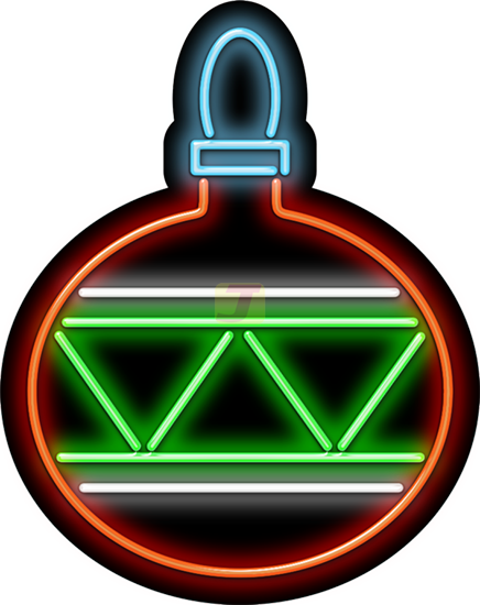 Christmas Bulb Neon Sign