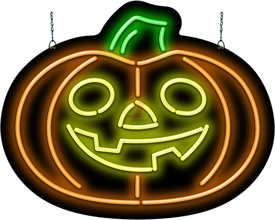 Jack-O-Lantern Neon Sign