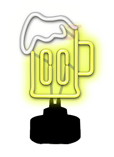 Beer Mug Neon Sculpture