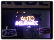 Auto Insurance Neon Sign