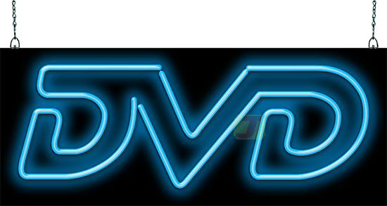 DVD Neon Sign