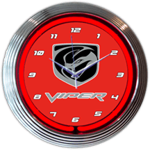 Viper Neon Clock