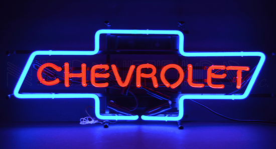 Chevrolet Bowtie Neon Sign