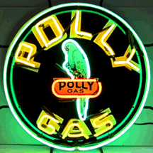 Polly Gas Neon Sign