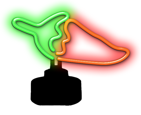 Chili Pepper Neon Sculpture