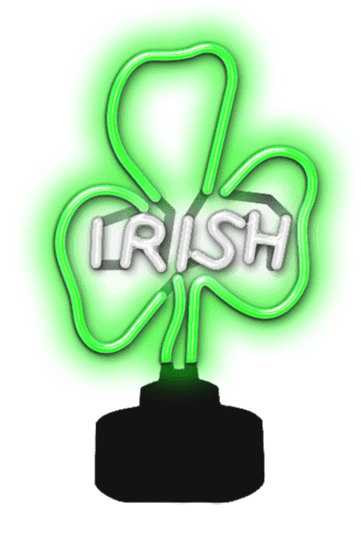 Shamrock Neon Sculpture