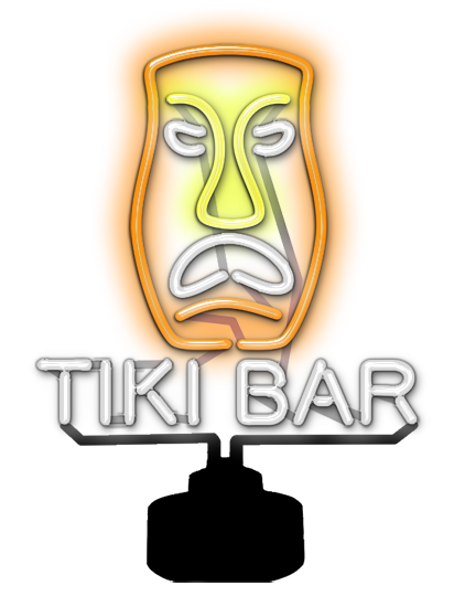 Tiki Bar Neon Sculpture