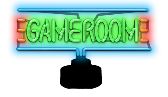 Game Room Neon Sculpture