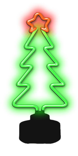 Christmas Tree Neon Sculpture