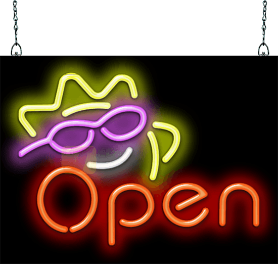 Sunshine Neon OPEN Sign