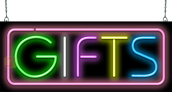 Gifts Neon Sign