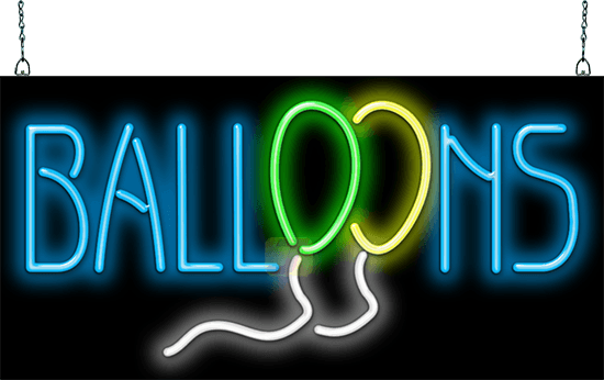 Balloons Neon Sign