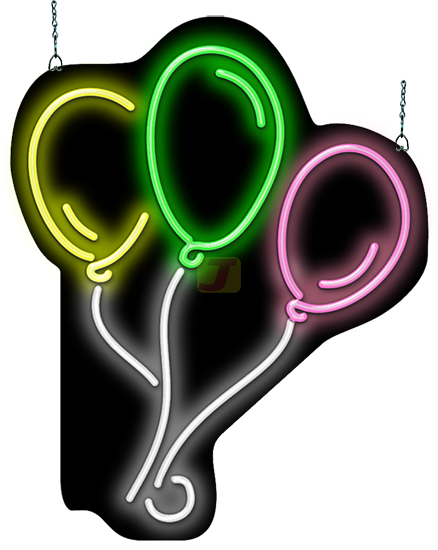 Balloons Neon Sign