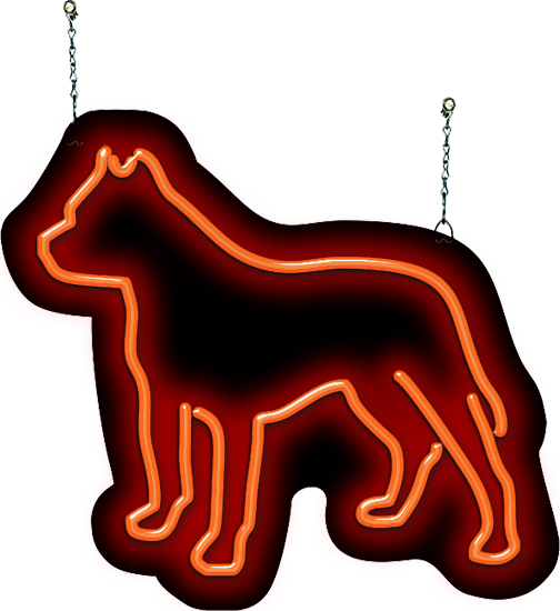 Pit Bull Neon Sign