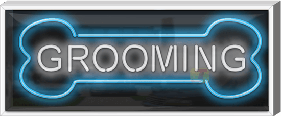 Outdoor Grooming Neon Sign