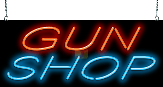 Gun Shop Neon Sign