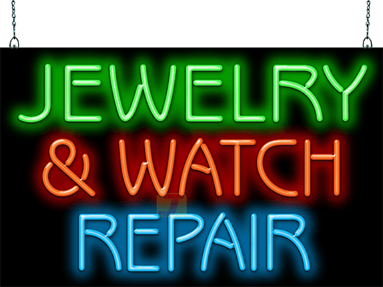 Jewelry & Watch Repair Neon Sign