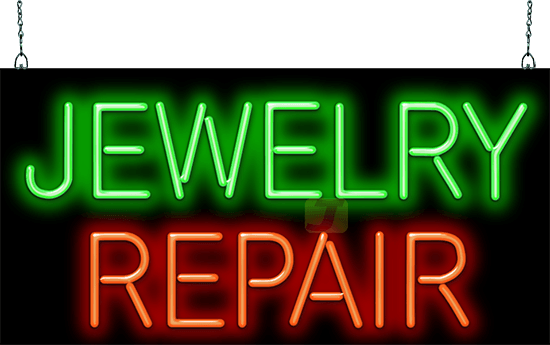 Jewelry Repair Neon Sign
