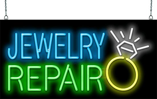 Jewelry Repair Neon Sign